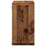 vidaXL Armoire murale 60x16x30 cm vieux bois bois d'ingénierie