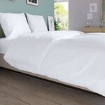 Drap housse 140 x 190 cm - coton - Coutil 32 cm - Blanc