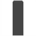 vidaXL Supports de Plantes d'Extérieur Pilier 2 Pièces Noir 24x24x75 cm Acier