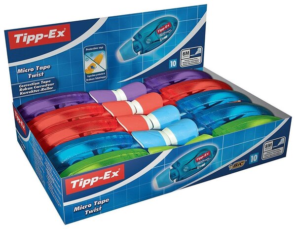 Boîte de 10 Ruban 5 mm x 8 m - Correction instantanée  propre et précise TIPP-EX