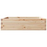 vidaXL Jardinière 90x90x23 cm bois de pin massif
