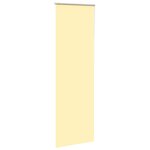 vidaXL Store enrouleur occultant jaune largeur du tissu 80 7 cm