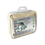 Perel Voile d'ombrage  hydrofuge  5 x 5 x 5 m  160 g/m²  polyester  triangulaire  crème