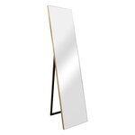 Miroir sur pied psyché inclinable 150 x 35 cm doré 03_0007969