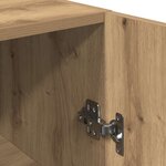 vidaXL Meuble TV chêne artisanal 30 5x30x90 cm bois d'ingénierie