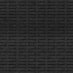 vidaXL Canapé de jardin à 3 places avec coussins noir résine tressée