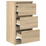 vidaXL Buffet chêne sonoma 37 5x35x76 cm bois d'ingénierie