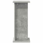 vidaXL Support de Plante Gris béton 25 x 25 5 x 60 5 cm
