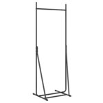 vidaXL Porte-vêtements Noir 62 x 48 x 158 cm Acier