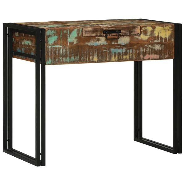vidaXL Table de maquillage 90x50x75 cm Bois récupéré