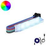 vidaXL Bande LED 12 Pièces Noir et Blanc 1745 mm Cuivre et plastique