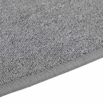 vidaXL Tapis Couloir Gris clair 100 x 200 cm 100  Polypropylène