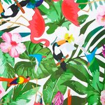 vidaXL Set de coussins de palette 2 Pièces Jungle tropicale Tissu Oxford