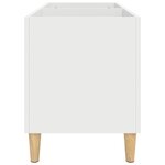 vidaXL Armoire à disques blanc 74 5x38x48 cm bois d'ingénierie