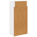 vidaXL Armoire murale de salle de bain Blanc 30 x 16 x 62 5 cm