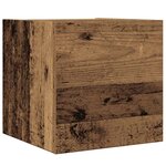 vidaXL Ensemble de meuble TV mural 4 Pièces vieux bois bois d'ingénierie