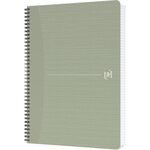 Cahier spirale oxford my rec'up recyclé a4 21 x 29 7 cm - 5 x 5 - 180 pages