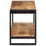 vidaXL Meuble TV 120x30x40 cm Bois de manguier brut