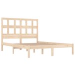 vidaXL Cadre de lit sans matelas 120x190 cm bois de pin massif