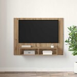 vidaXL Ensemble meuble TV Chêne artisanal 120 x 23 5 x 90 cm