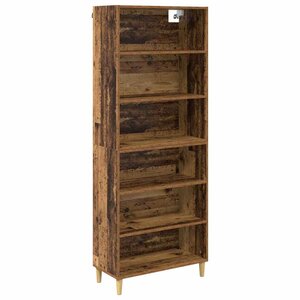 vidaXL Haut Armoire Bois Ancien 69 5 x 32 5 x 180 cm Bois d'ingénierie