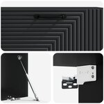 vidaXL Meuble TV mural Noir 98 x 41 x 30 cm Bois d'ingénierie