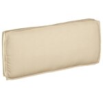 vidaXL Coussin de palette pour siège/dossier Beige 120x50x12 cm en tissu Oxford