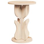 vidaXL Table d'appoint Naturel 39.5 x 39.5 x 53.5 cm