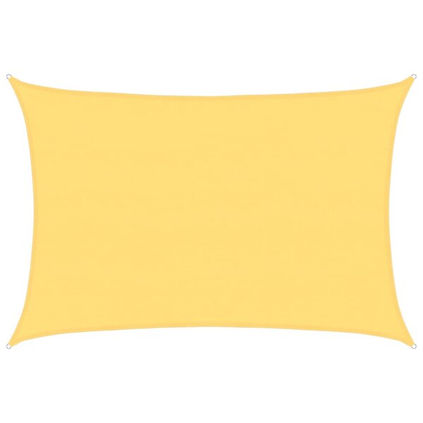 vidaXL Voile d'ombrage 160 g/m² Beige 5x6 m PEHD