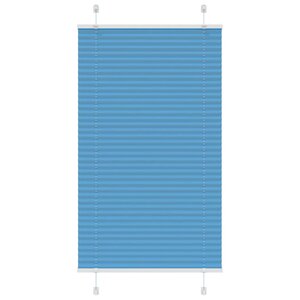 vidaXL Store plissé bleu 80x150 cm largeur du tissu 79 4 cm polyester