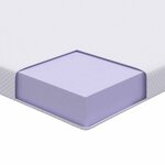 vidaXL Coussins de Matelas Blanc 90 x 200 cm
