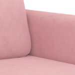vidaXL Fauteuil Rose 60 cm Velours