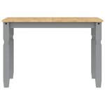 vidaXL Ensemble à manger Panama 5 Pièces gris bois de pin massif