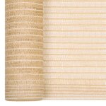 vidaXL Filet brise-vue Beige 1 5x50 m PEHD 195 g/m²