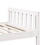 vidaXL Lit pour enfants sans matelas blanc 90x190cm bois de pin massif