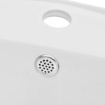 vidaXL Meuble de salle de bain en deux pièces Céramique Gris