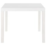 vidaXL Table de jardin 150x90x72 cm PP Blanc