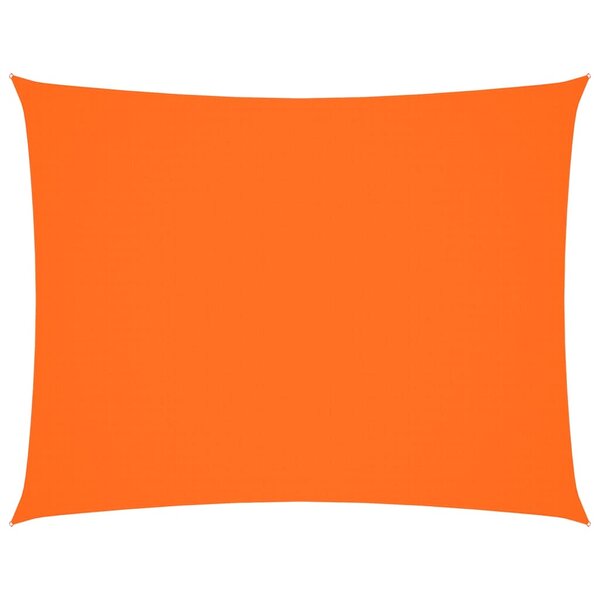 vidaXL Voile de parasol tissu oxford rectangulaire 4x6 m orange