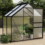 vidaXL Serre Anthracite Aluminium 2 47 m²