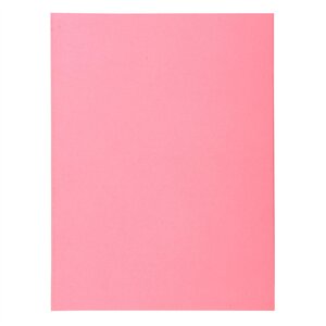 Paquet de 50 chemises 2 rabats SUPER 210 - 24x32cm Rose x 5 EXACOMPTA