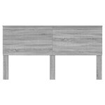 vidaXL Tête de lit Gris Sonoma 180 cm Bois d'ingénierie