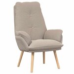 vidaXL fauteuil Gris clair 61 x 78 x 98 cm Tissu Sherpa