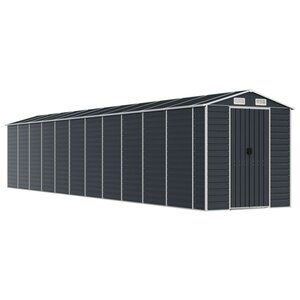 vidaXL Abri de jardin anthracite 191x980x198 cm acier galvanisé