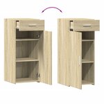 vidaXL Buffet chêne sonoma 40x42 5x93 cm bois d'ingénierie