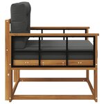 vidaXL Sofa de milieu extérieur Naturel