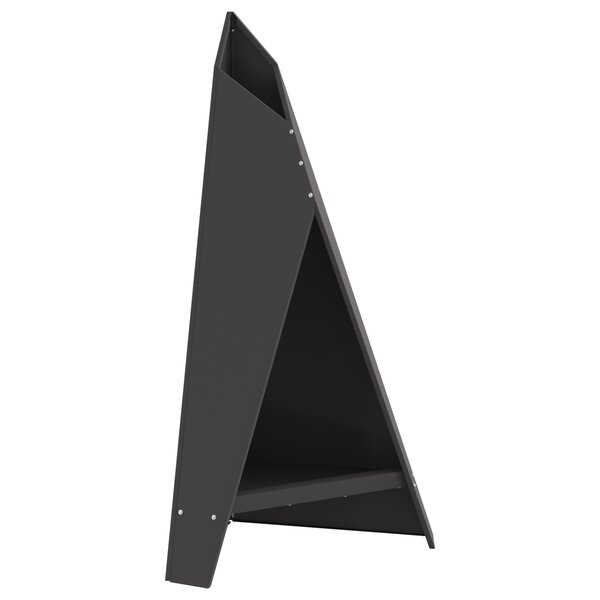 vidaXL Brasero Pyramidal 58x36x100 cm en Acier Résistant aux Intempéries