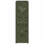 vidaXL Porte-parapluie Olive 15 5 x 15 5 x 49 cm Acier