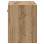 vidaXL Meuble TV mural Chêne artisanal 40 5x30x40cm Bois d'ingénierie