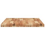 vidaXL Dessus de table rectangulaire 100x70x4 cm bois massif d'acacia