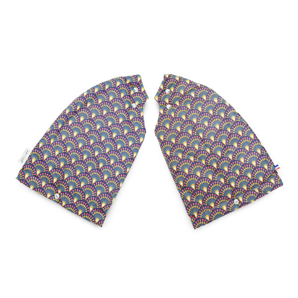 LES MANCHONS (GUIDON COURBÉ) Aubergine